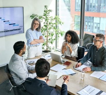 Business people meeting