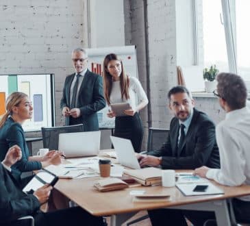 Business people meeting