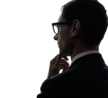 thinking businessman